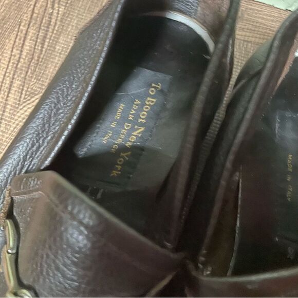 To Boot New York Shoes Men’s 11.5 Leather Horsebit Loafers Brown Shoes‎ main image 8